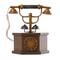 12.5" Antique Rotary Style Telephone Tabletop Décor